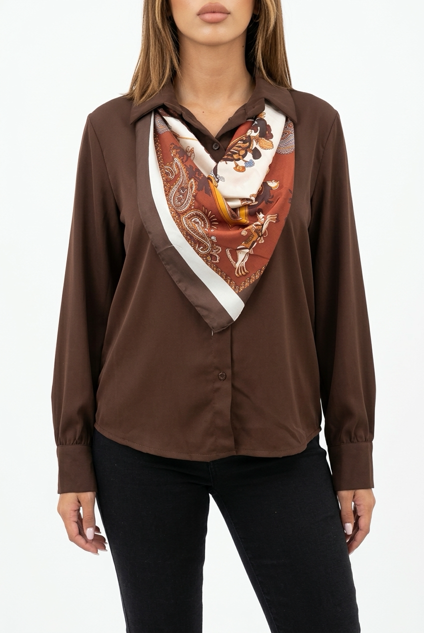 SCAPI SHIRT-Brown