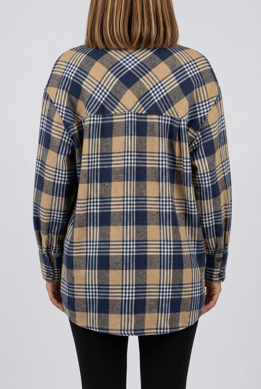PINLOVE SHIRT-Navy