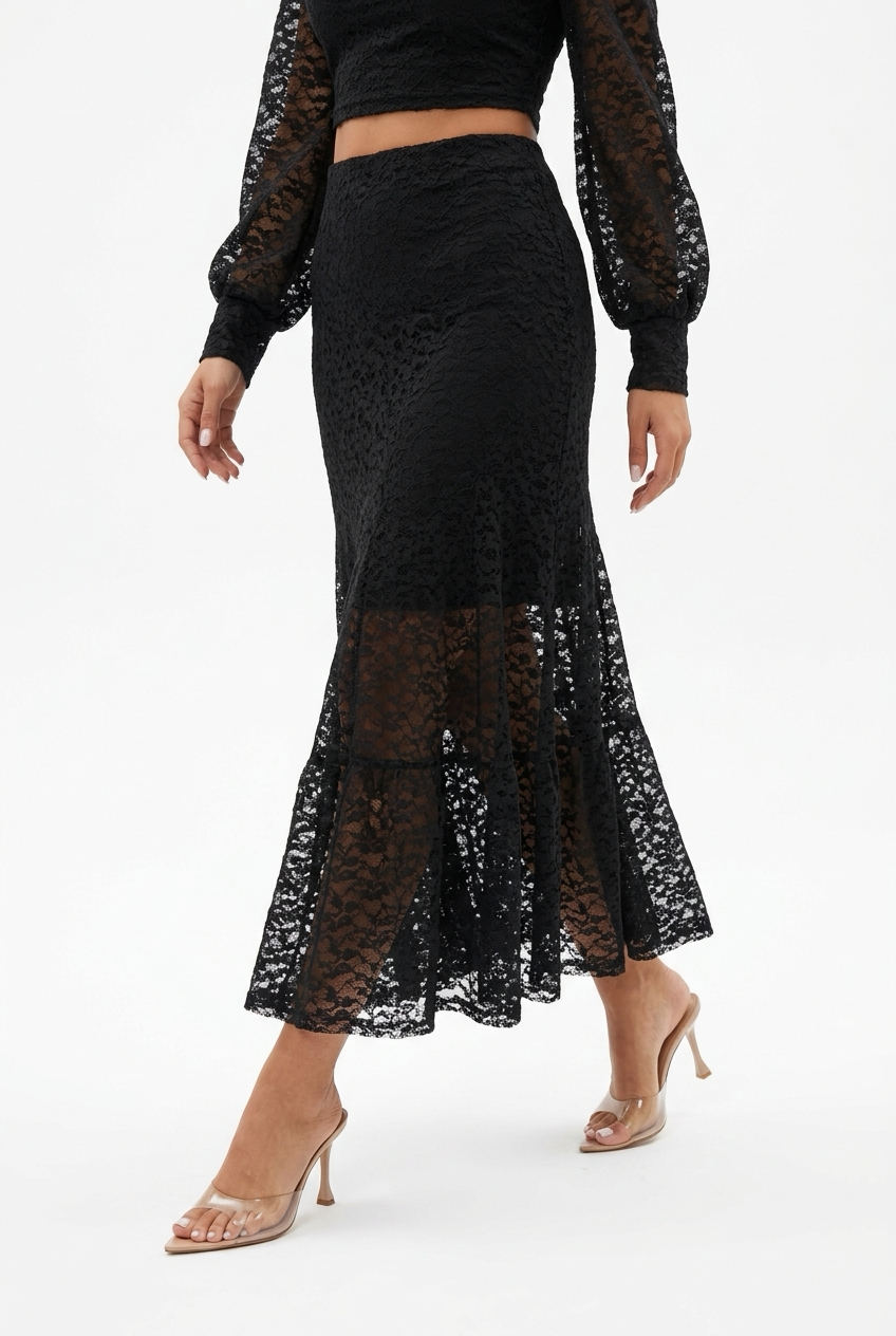 LACINA SKIRT-Black