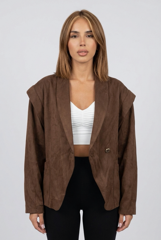 ALONA JACKET-Brown
