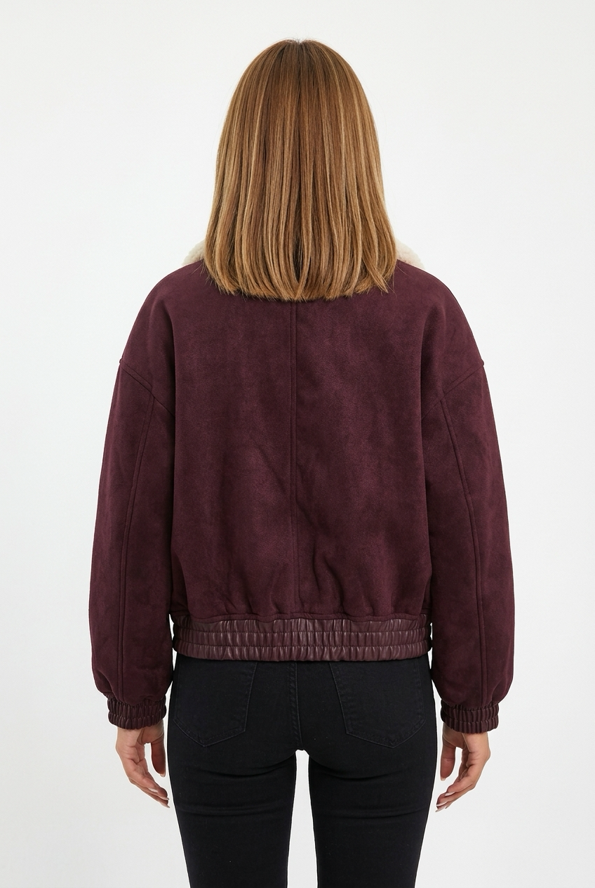 MELINA JACKET -Burgundy
