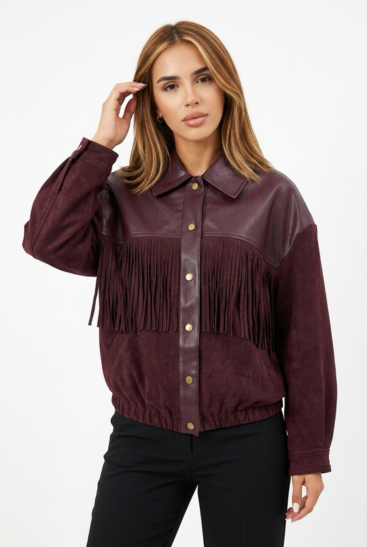 WESTY JACKET-Burgundy