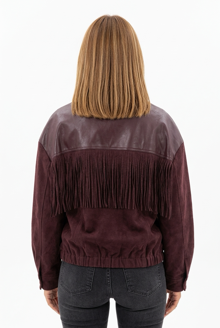 WESTY JACKET-Burgundy