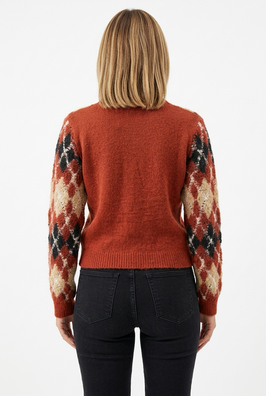 JACKARINA SWEATER-Burgundy