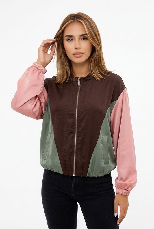 ROLL JACKET-Brown