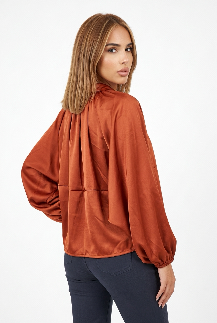 TREVIA JACKET-Brick