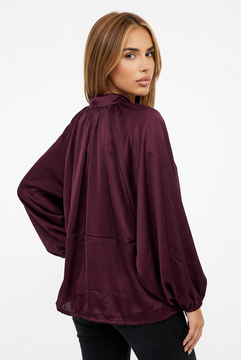 TREVIA JACKET-Burgundy