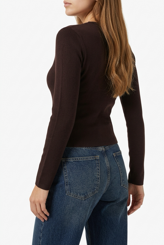 CARELLA TOP-Brown
