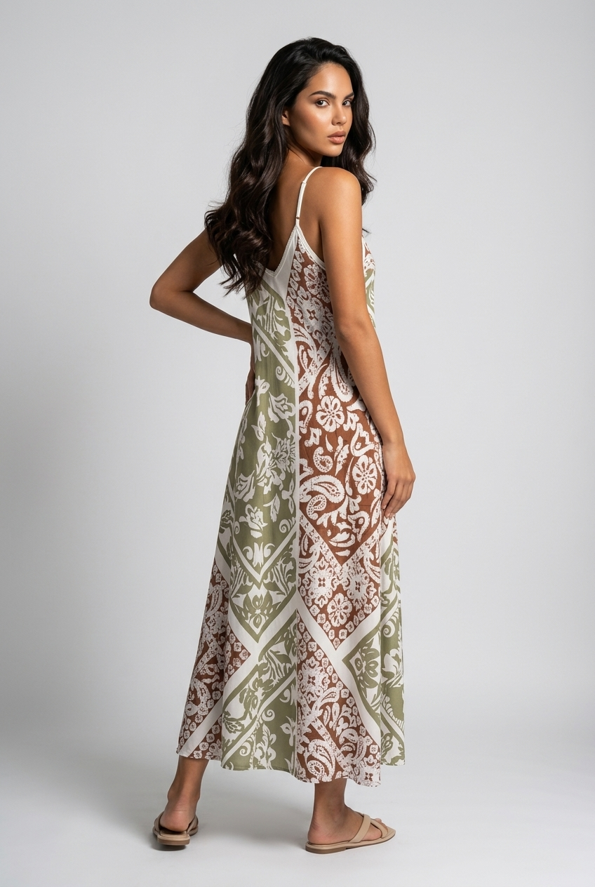 Bandino Dress Olive Green