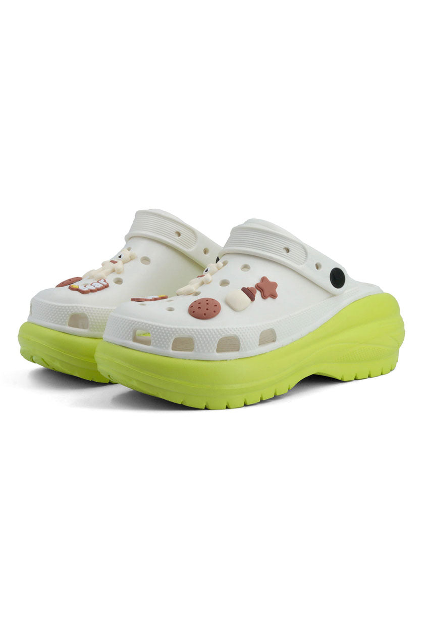 Bear Crocs Lime Green
