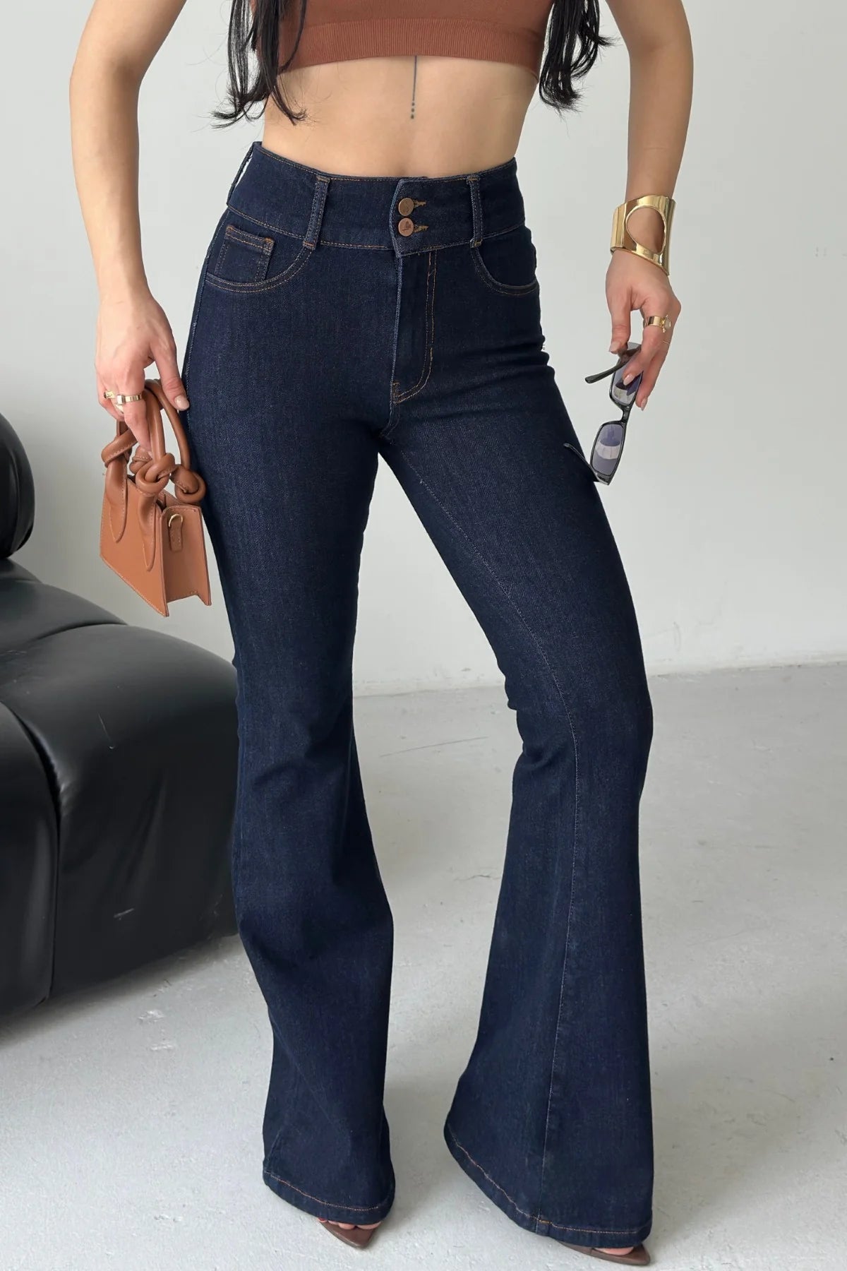 Flarino Jeans Navy