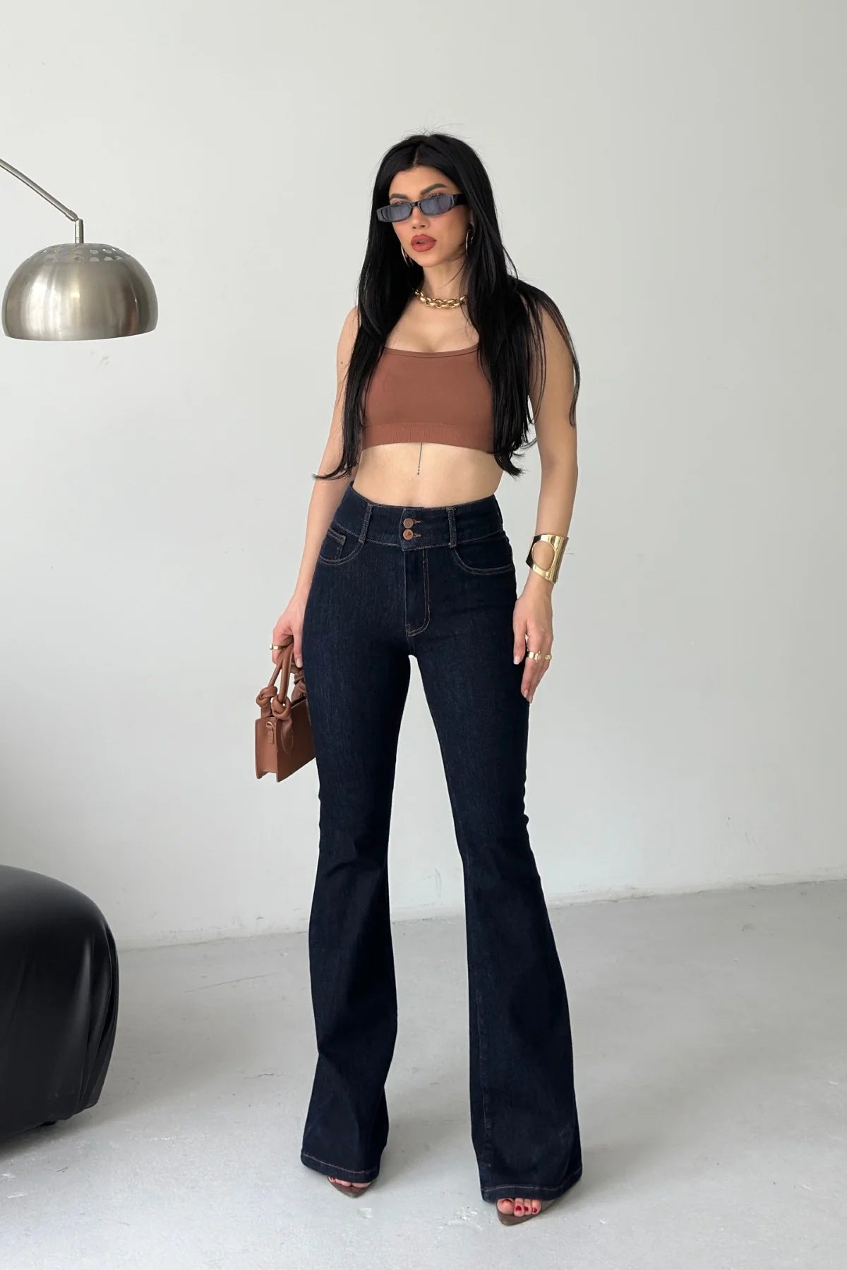 Flarino Jeans Navy