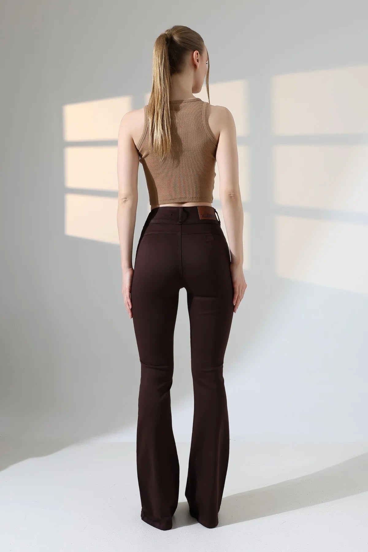 Flarino Jeans Brown