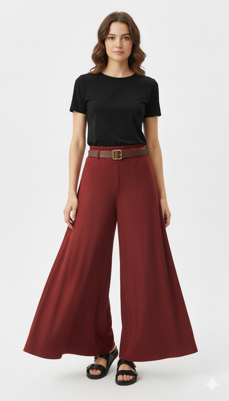 ITA | NUBUCK STRIPED PANTS