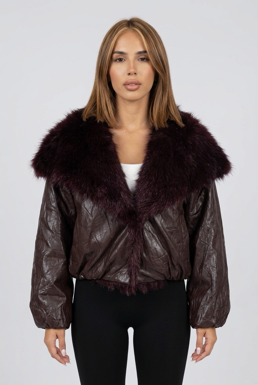 VOLVA JACKET-Burgundy