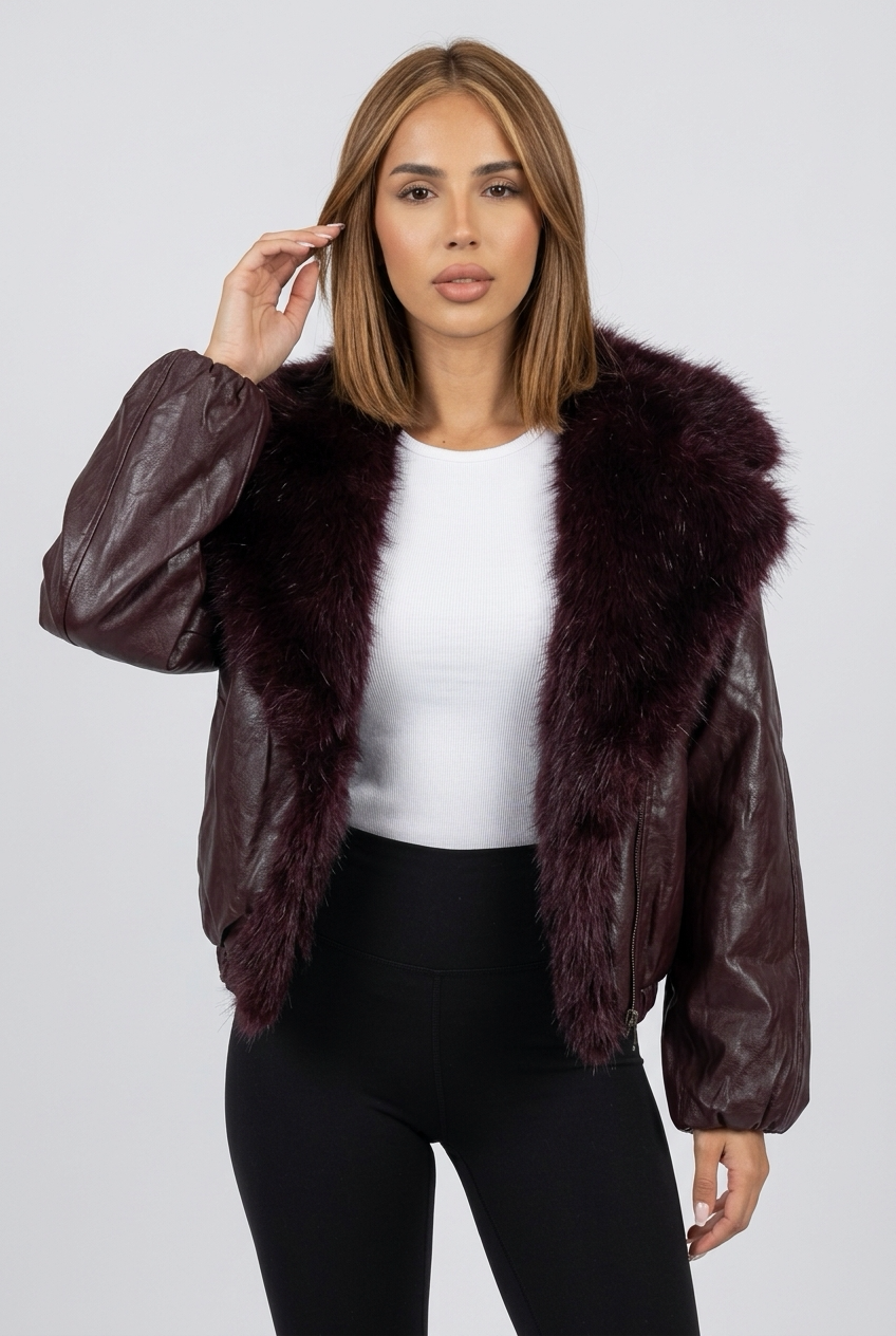 VOLVA JACKET-Burgundy