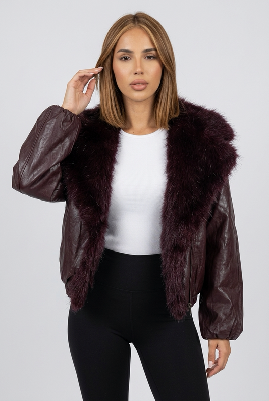 VOLVA JACKET-Burgundy