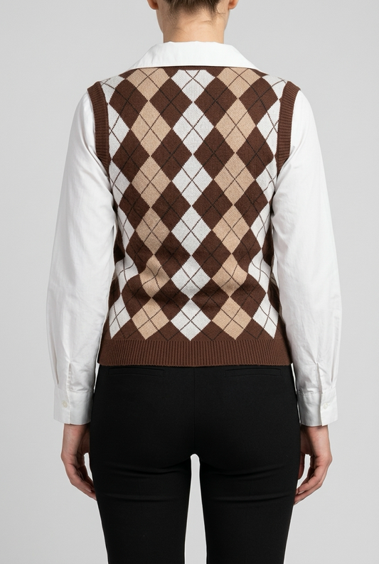 SKOLINA TOP-Brown