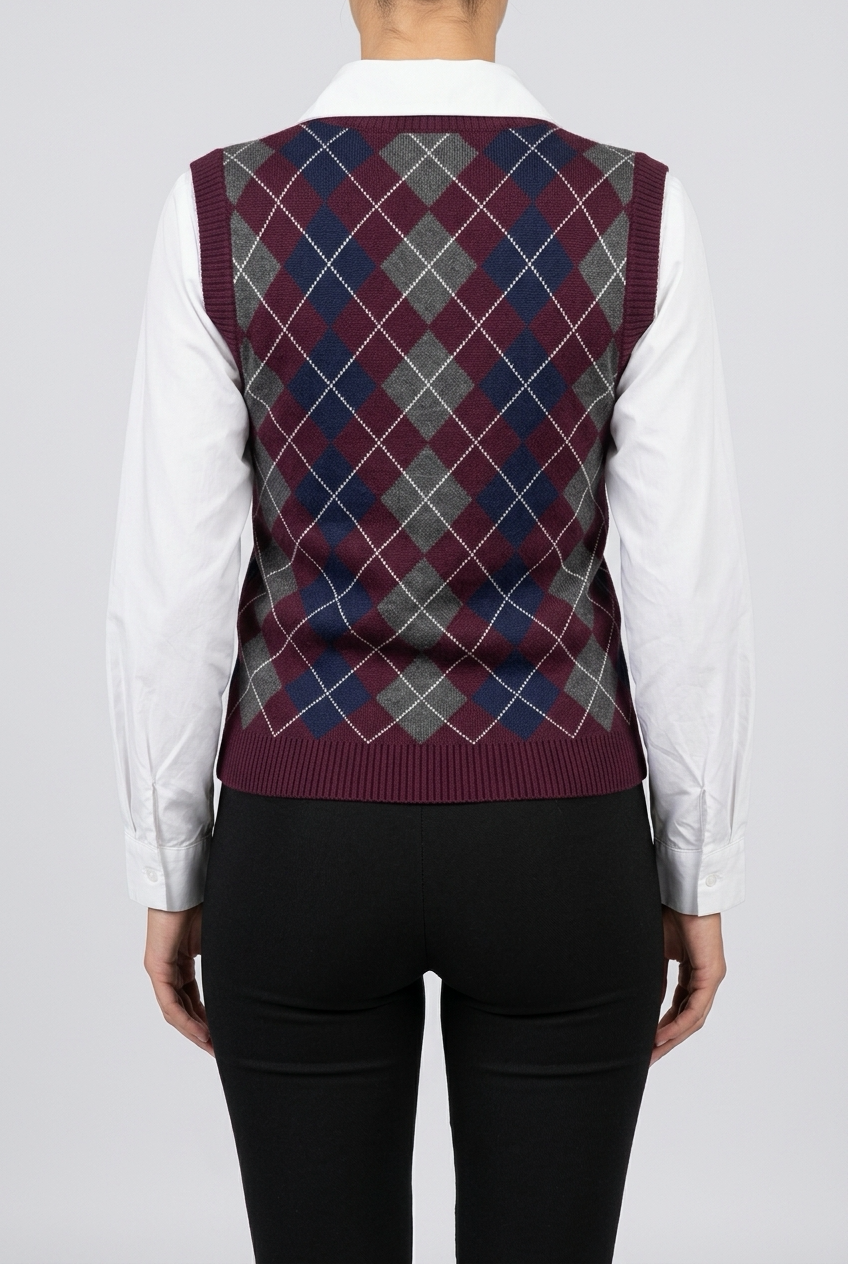 SKOLINA TOP-Burgundy