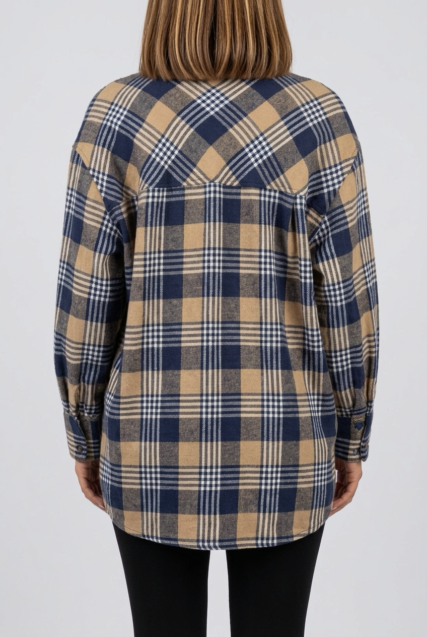 PINLOVE SHIRT-Navy