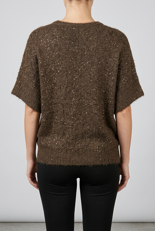 CREDO SWEATER-Brown