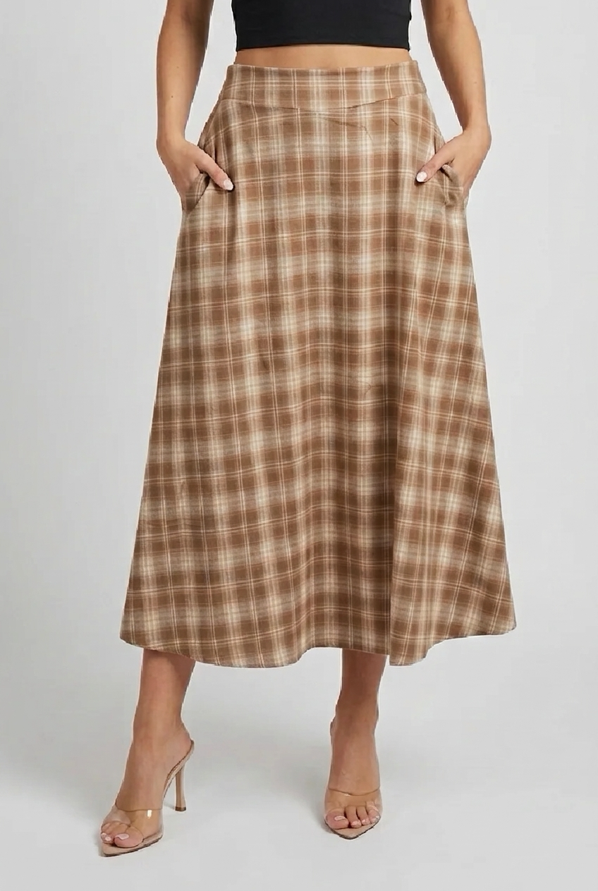 DONNO SKIRT-Beige