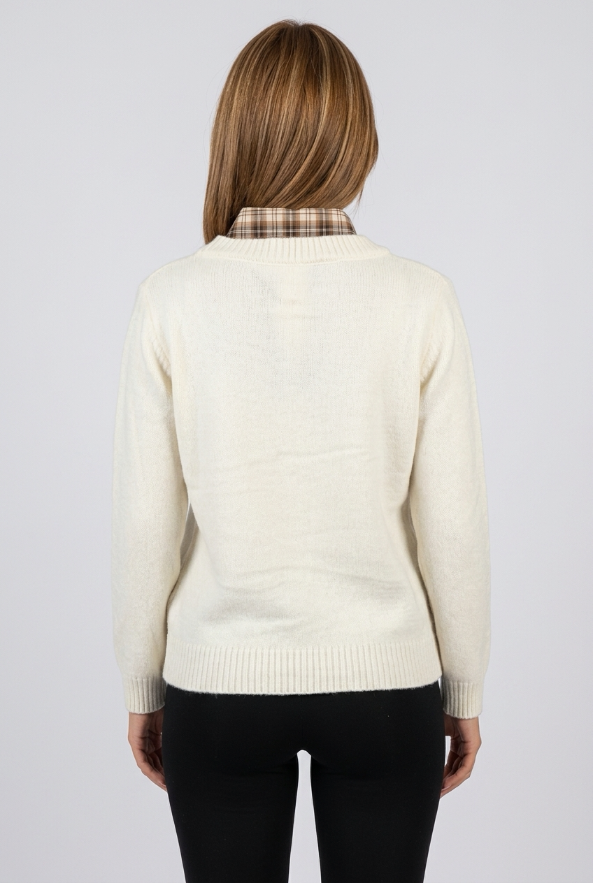 NY SWEATER-White