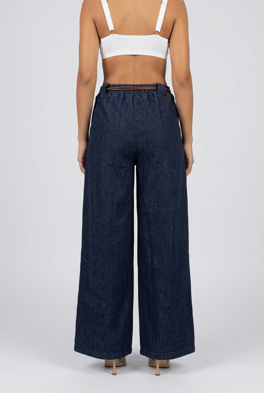 VELOURA PANTS-Blue