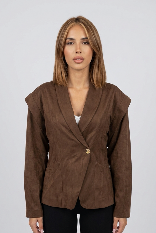ALONA JACKET-Brown