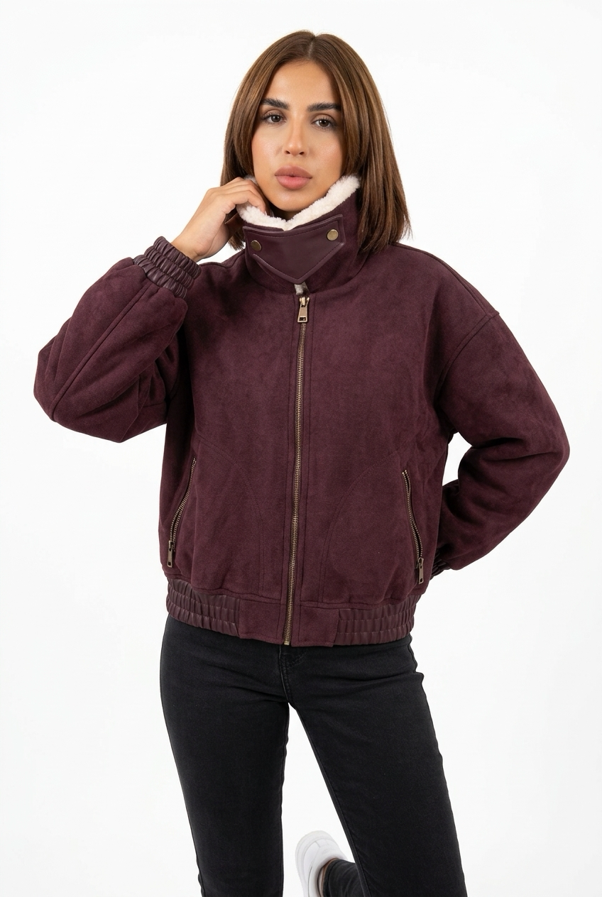 MELINA JACKET -Burgundy
