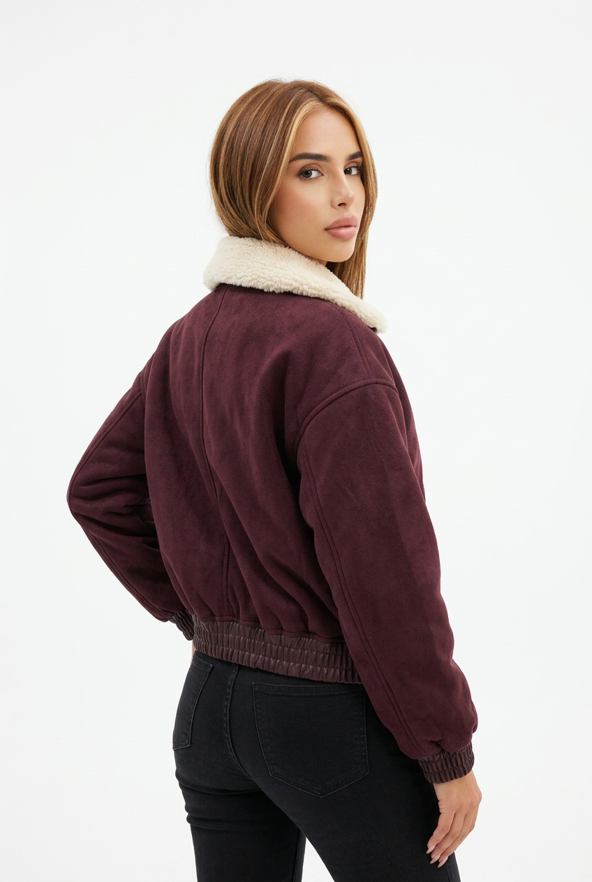 MELINA JACKET -Burgundy