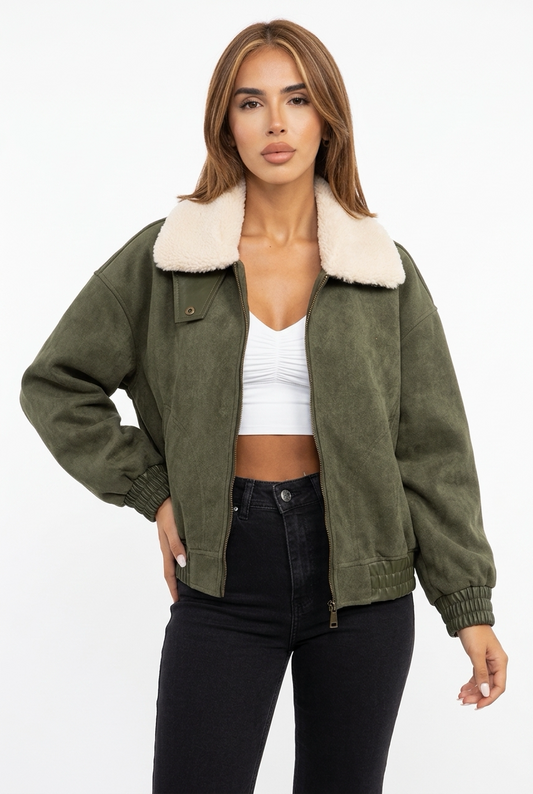 MELINA JACKET -Olive Green