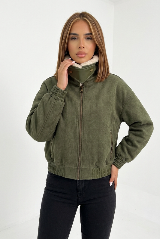 MELINA JACKET -Olive Green