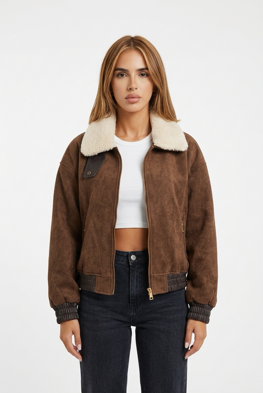 MELINA JACKET -Brown