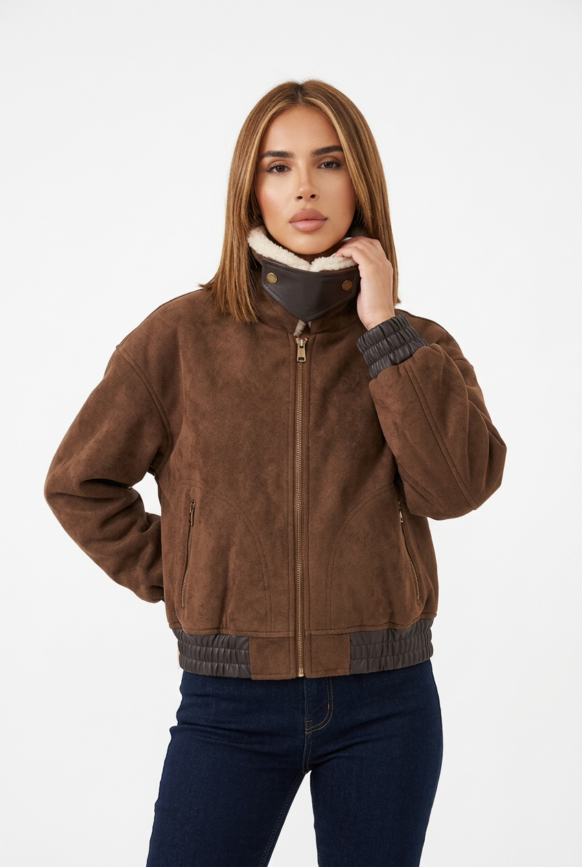 MELINA JACKET -Brown