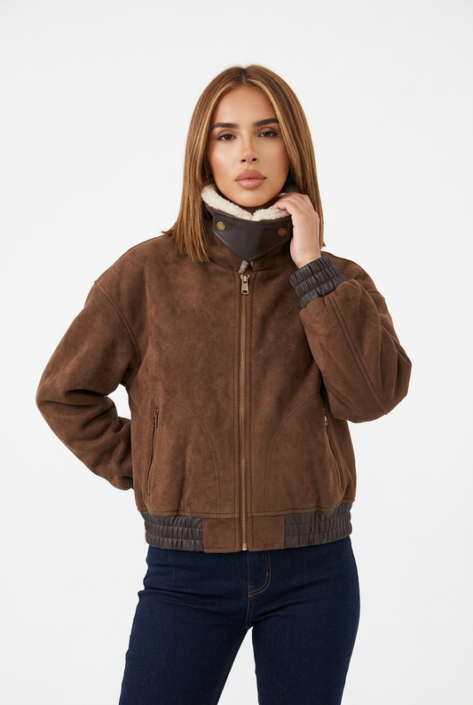 MELINA JACKET -Brown