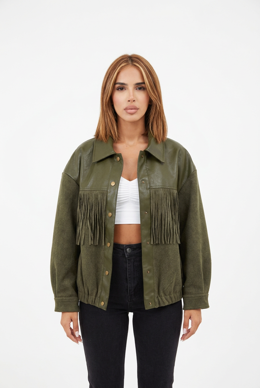 WESTY JACKET-Olive Green