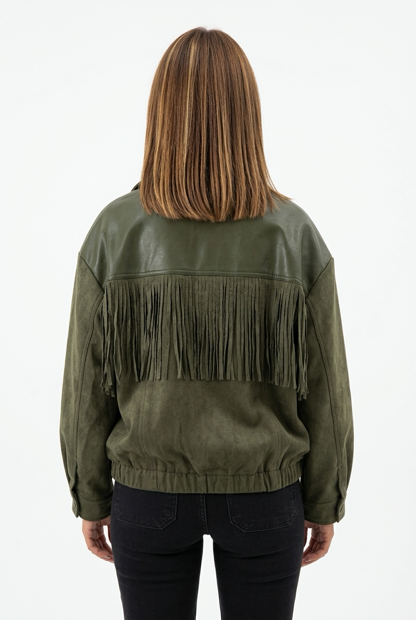 WESTY JACKET-Olive Green