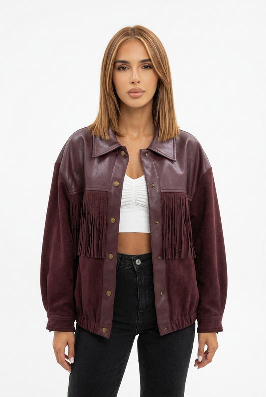 WESTY JACKET-Burgundy