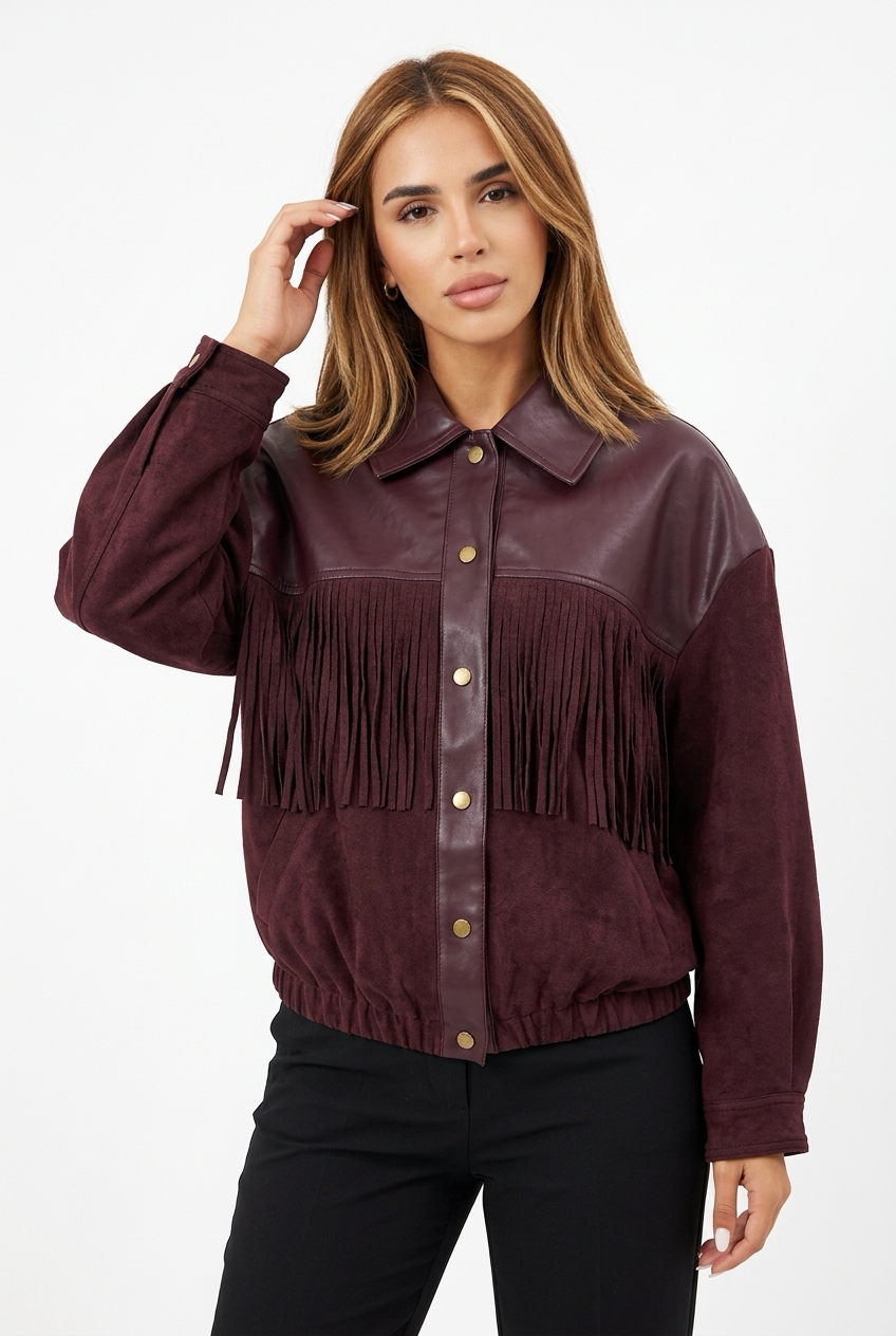 WESTY JACKET-Burgundy