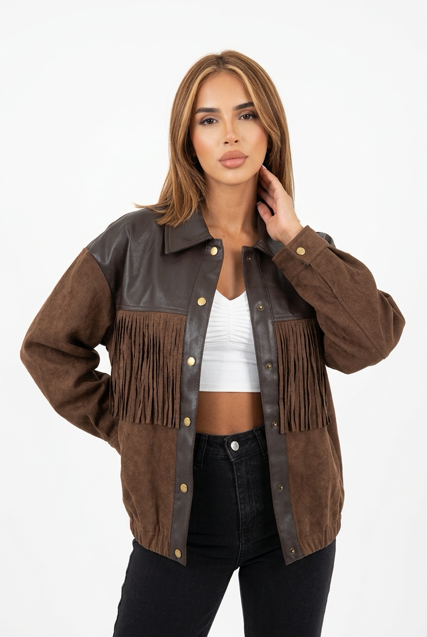 WESTY JACKET-Brown