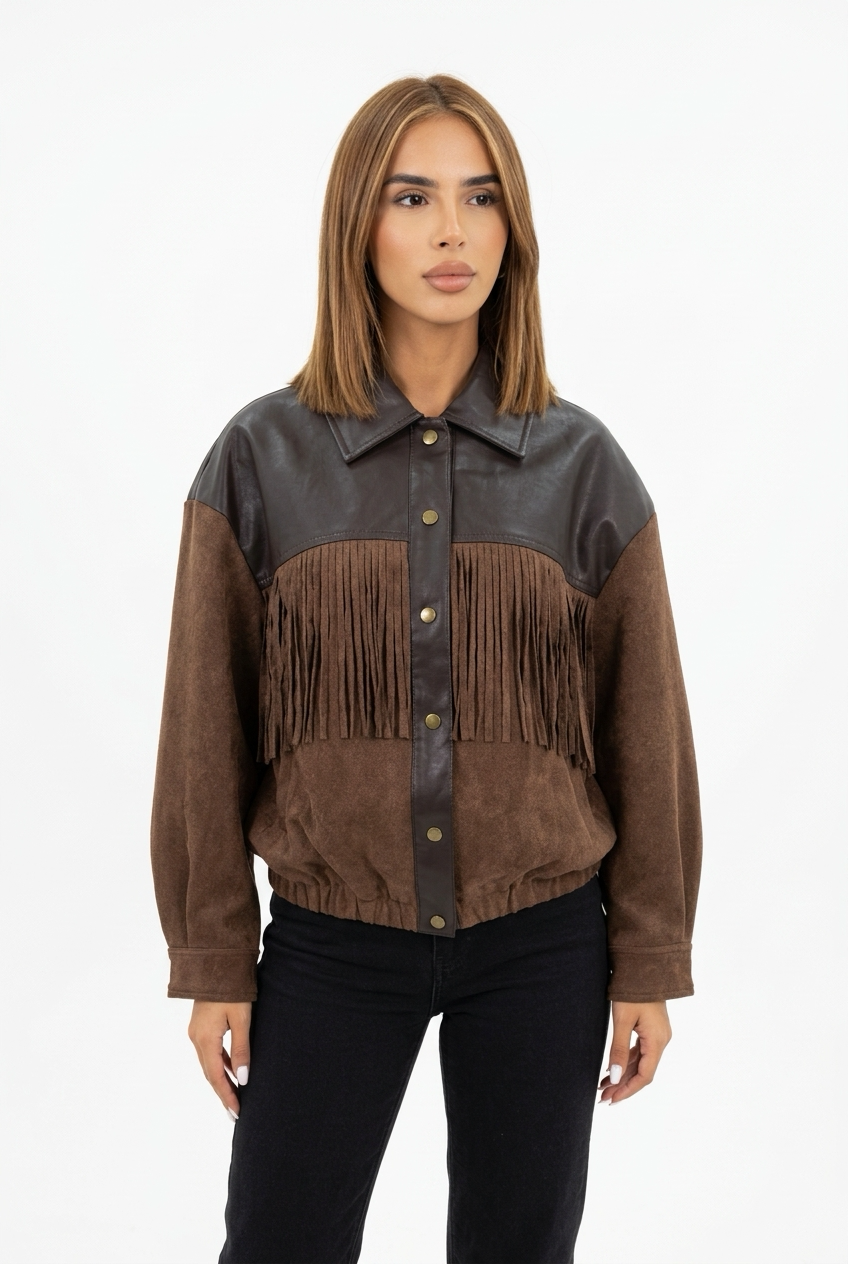 WESTY JACKET-Brown