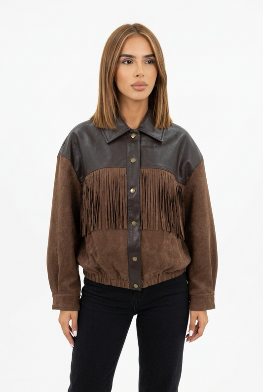 WESTY JACKET-Brown