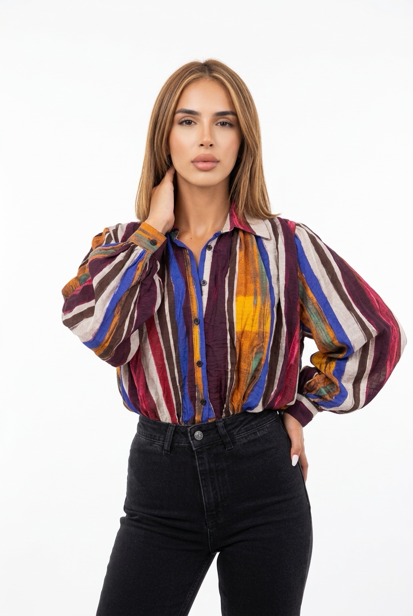 STERLA SHIRT-Red