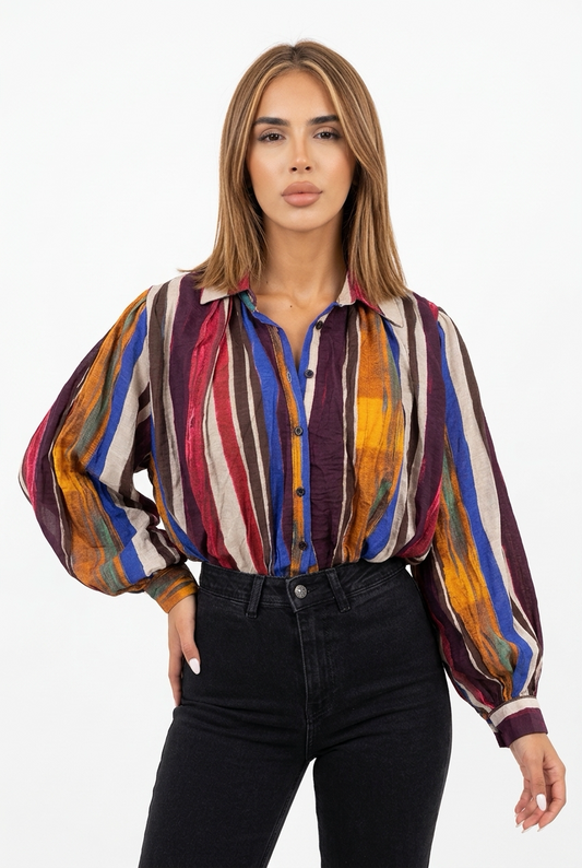 STERLA SHIRT-Red