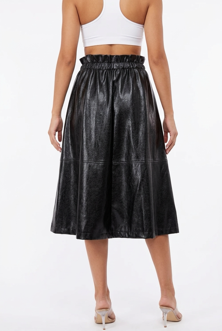 GLOSSANA SKIRT-Black