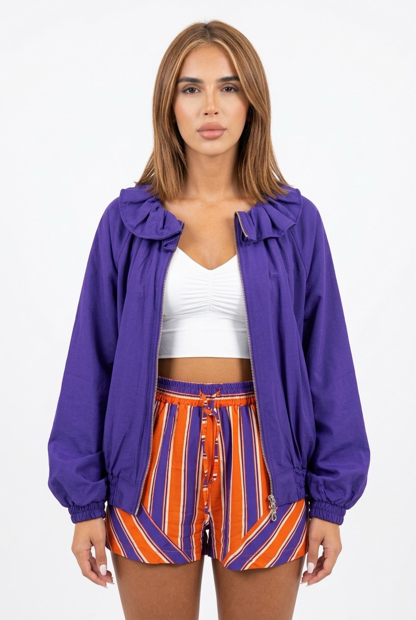 VINY JACKET-Purple
