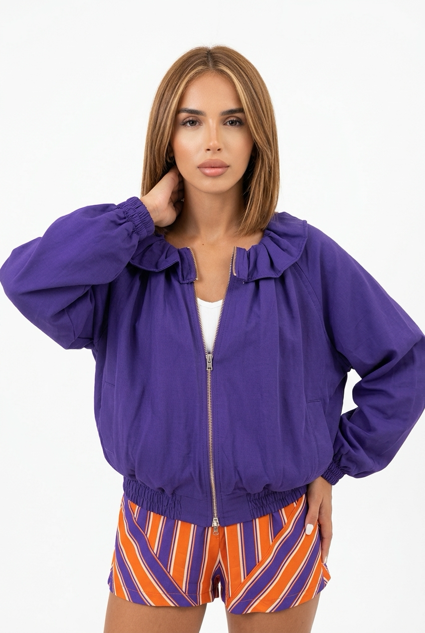 VINY JACKET-Purple