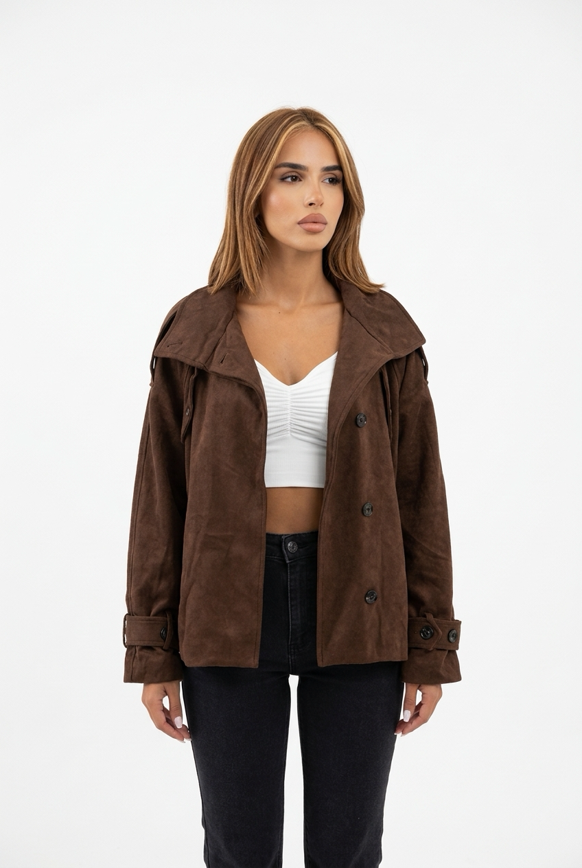 GROSSA JACKET-Brown