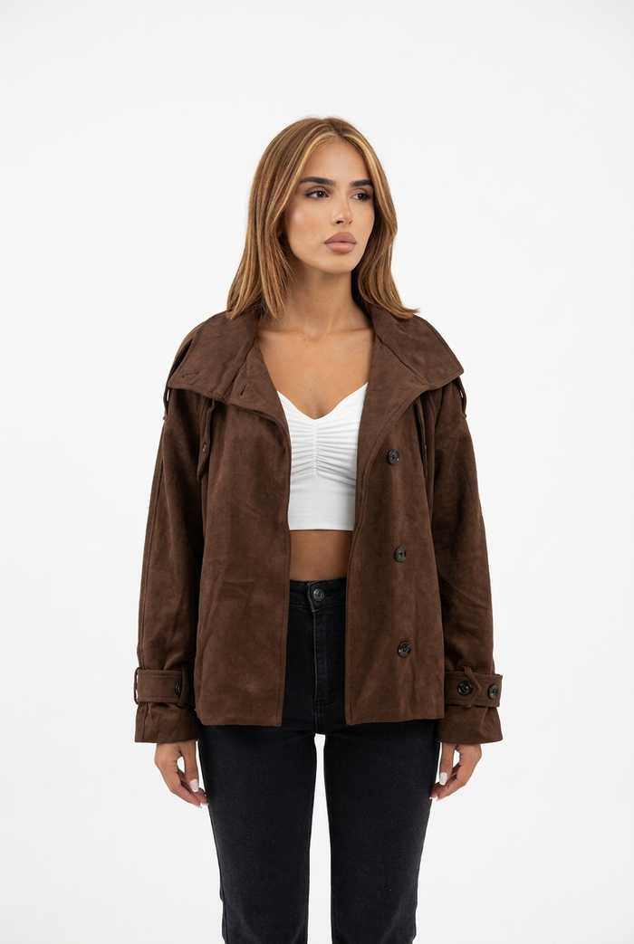 GROSSA JACKET-Brown